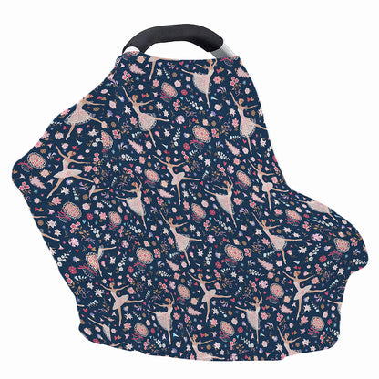 Floral Ballet Pattern Print Baby Seat Cover