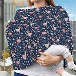Floral Ballet Pattern Print Baby Seat Cover
