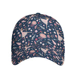 Floral Ballet Pattern Print Baseball Cap