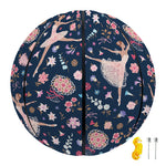 Floral Ballet Pattern Print Basketball