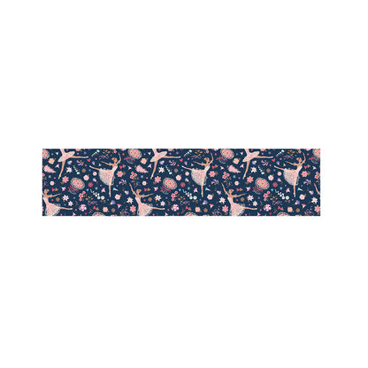 Floral Ballet Pattern Print Bed Runner