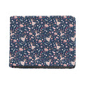 Floral Ballet Pattern Print Bifold Wallet