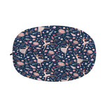 Floral Ballet Pattern Print Car Side Mirror Covers