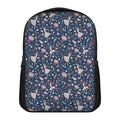Floral Ballet Pattern Print Casual Backpack