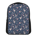 Floral Ballet Pattern Print Casual Backpack