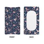 Floral Ballet Pattern Print Changing Pad Cover