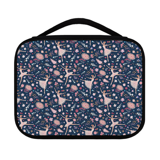 Floral Ballet Pattern Print Classic Bible Case