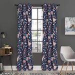 Floral Ballet Pattern Print Curtain