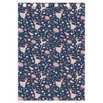 Floral Ballet Pattern Print Curtain