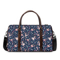 Floral Ballet Pattern Print Duffel Bag