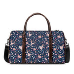 Floral Ballet Pattern Print Duffle Bag