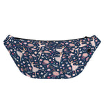 Floral Ballet Pattern Print Fanny Pack