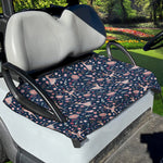 Floral Ballet Pattern Print Golf Cart Seat Cover