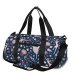 Floral Ballet Pattern Print Gym Bag