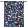 Floral Ballet Pattern Print House Flag