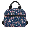 Floral Ballet Pattern Print Insulated Lunch Bag