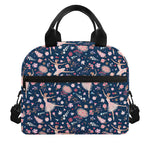 Floral Ballet Pattern Print Insulated Lunch Bag