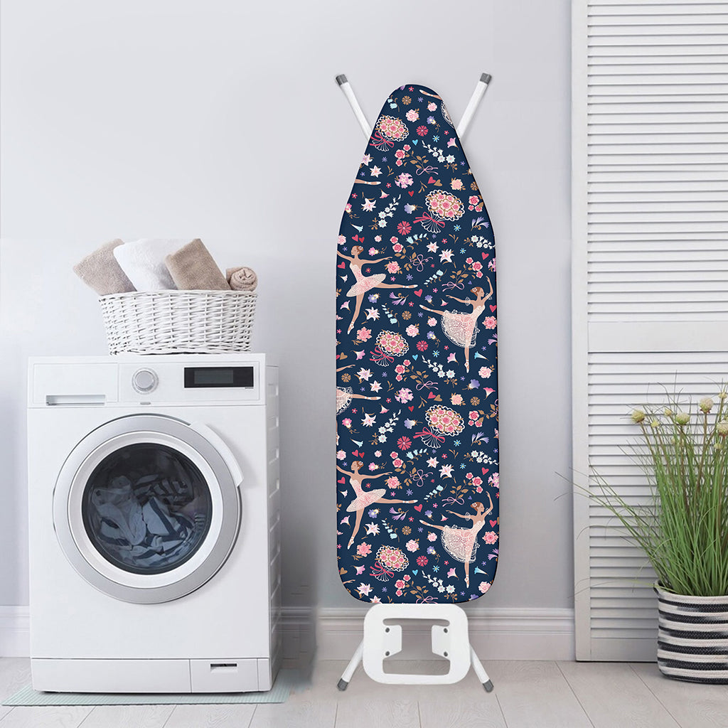 Floral Ballet Pattern Print Ironing Board Cover