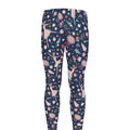 Floral Ballet Pattern Print Men's Leggings