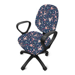 Floral Ballet Pattern Print Office Chair Cover