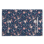 Floral Ballet Pattern Print Placemat