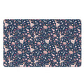Floral Ballet Pattern Print Polyester Doormat