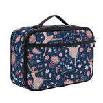 Floral Ballet Pattern Print Portable Lunch Bag
