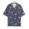 Floral Ballet Pattern Print Rayon Hawaiian Shirt