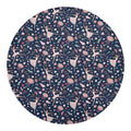 Floral Ballet Pattern Print Round Blanket