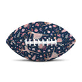 Floral Ballet Pattern Print Rugby Ball