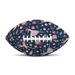 Floral Ballet Pattern Print Rugby Ball