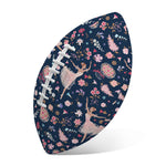 Floral Ballet Pattern Print Rugby Ball
