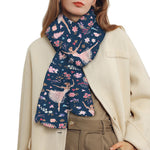Floral Ballet Pattern Print Scarf