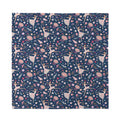 Floral Ballet Pattern Print Silk Bandana