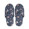 Floral Ballet Pattern Print Slippers