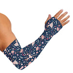 Floral Ballet Pattern Print Sun Protection Arm Sleeves