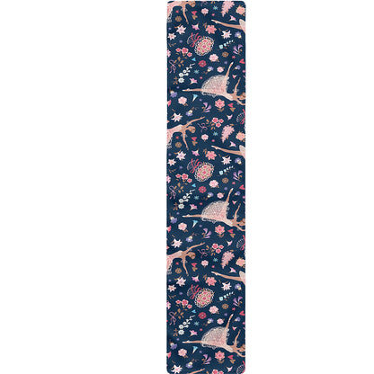 Floral Ballet Pattern Print Table Runner