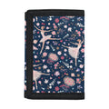 Floral Ballet Pattern Print Trifold Wallet