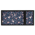 Floral Ballet Pattern Print Trifold Wallet