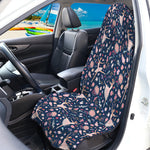 Floral Ballet Pattern Print Waterproof Car Seat Cover