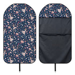 Floral Ballet Pattern Print Waterproof Car Seat Cover