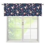 Floral Ballet Pattern Print Window Valance
