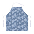 Floral Denim Jeans Pattern Print Adjustable Apron