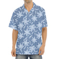 Floral Denim Jeans Pattern Print Aloha Shirt