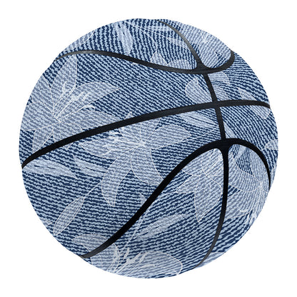 Floral Denim Jeans Pattern Print Basketball