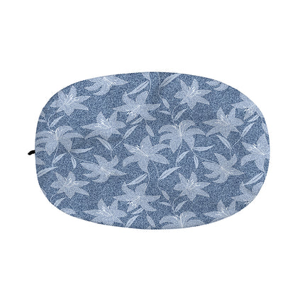 Floral Denim Jeans Pattern Print Car Side Mirror Covers
