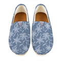 Floral Denim Jeans Pattern Print Casual Shoes