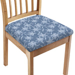 Floral Denim Jeans Pattern Print Chair Cushion Cover