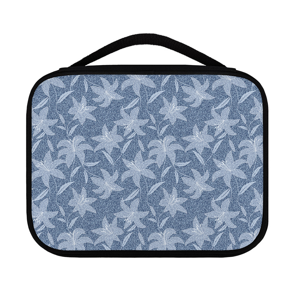 Floral Denim Jeans Pattern Print Classic Bible Case