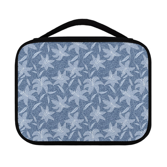 Floral Denim Jeans Pattern Print Classic Bible Case